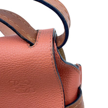 将图像加载到图库查看器中,LOEWE Gate Shoulder Pink/Brown Soft Calf Leather Size Small