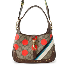Load image into Gallery viewer, GUCCI Jackie1961 GG Supreme 2WAY Shoulder Beige/Multicolor678843 GG Supreme Leather Size Small