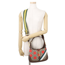 Load image into Gallery viewer, GUCCI Jackie1961 GG Supreme 2WAY Shoulder Beige/Multicolor678843 GG Supreme Leather Size Small