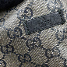 将图像加载到图库查看器中,GUCCI GG Crystal Shoulder Bag Gray/Black/Gold181092 PVC Leather