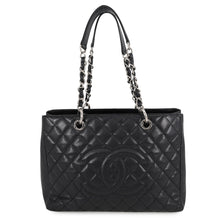 Load image into Gallery viewer, CHANEL GST Chain Tote BlackA50995 Caviar Leather