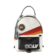 将图像加载到图库查看器中,LOUIS VUITTON Palm Springs Backpack PM White/MulticolorM55797 Monogram Leather Size PM