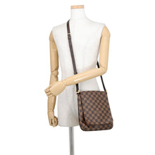 Load image into Gallery viewer, LOUIS VUITTON Musette Salsa OrangeN51300 Damier Ebene Canvas Size long