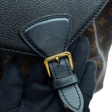 将图像加载到图库查看器中,LOUIS VUITTON Montsouris NM Bordeaux/NoirM45515 Monogram Size PM