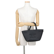 将图像加载到图库查看器中,CELINE Cabas Anais Cuir Triomphe Black121743ENY.38NO Grained Calf Leather Size Mini