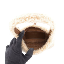 Load image into Gallery viewer, SAINT LAURENT PARIS LE 5 A7 Hobo Brown760375 Shearling Leather Size Mini