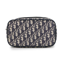 Load image into Gallery viewer, Dior Travel Vanity Oblique Embroidery Navy/GrayS5480VRIW Canvas Size Medium