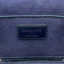 Load image into Gallery viewer, Dior Travel Vanity Oblique Embroidery Navy/GrayS5480VRIW Canvas Size Medium