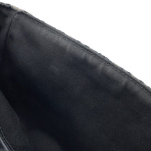 Load image into Gallery viewer, Dior Oblique Saddle Shoulder Bag Black/Navy Leather Canvas Size Mini