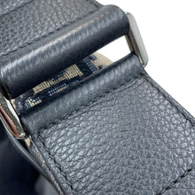 Load image into Gallery viewer, Dior Oblique Saddle Shoulder Bag Black/Navy Leather Canvas Size Mini