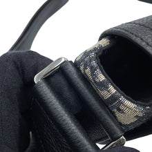 Load image into Gallery viewer, Dior Oblique Saddle Shoulder Bag Black/Navy Leather Canvas Size Mini