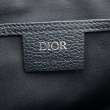 Load image into Gallery viewer, Dior Oblique Saddle Shoulder Bag Black/Navy Leather Canvas Size Mini