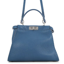 Load image into Gallery viewer, FENDI Peekaboo Selleria 2WAYHandbag Blue8BN226 Leather