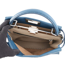 Load image into Gallery viewer, FENDI Peekaboo Selleria 2WAYHandbag Blue8BN226 Leather
