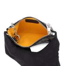 Load image into Gallery viewer, GOYARD Sena Key Ring Pouch Black/Brown PVCLeather Size Nano