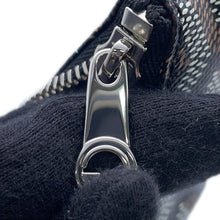 Load image into Gallery viewer, GOYARD Sena Key Ring Pouch Black/Brown PVCLeather Size Nano