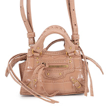 将图像加载到图库查看器中,BALENCIAGA Neo-Classic Shoulder Bag Beige669537 Leather Size Super Nano