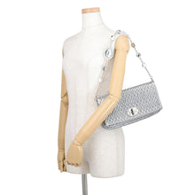 将图像加载到图库查看器中,MIUMIU Nappa Crystal Shoulder Bag Silver5BP079 Nappa Leather