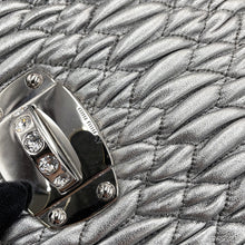 将图像加载到图库查看器中,MIUMIU Nappa Crystal Shoulder Bag Silver5BP079 Nappa Leather