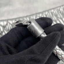 将图像加载到图库查看器中,MIUMIU Nappa Crystal Shoulder Bag Silver5BP079 Nappa Leather