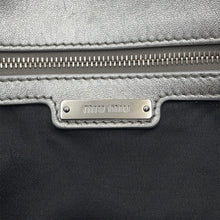 将图像加载到图库查看器中,MIUMIU Nappa Crystal Shoulder Bag Silver5BP079 Nappa Leather