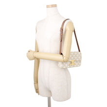 将图像加载到图库查看器中,CELINE Triomphe Claude Bag White/Brown194142CUZ.01BC PVC Calf Leather
