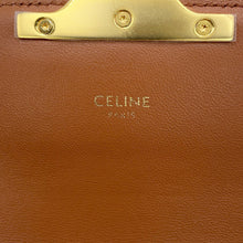将图像加载到图库查看器中,CELINE Triomphe Claude Bag White/Brown194142CUZ.01BC PVC Calf Leather