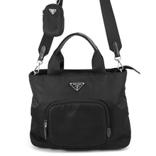 将图像加载到图库查看器中,PRADA Re-Nylon 2WAYHandbag Black1BG354_RV44_F0002_V_B1M Nylon
