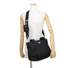 将图像加载到图库查看器中,PRADA Re-Nylon 2WAYHandbag Black1BG354_RV44_F0002_V_B1M Nylon