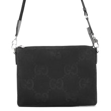 Load image into Gallery viewer, GUCCI jumbo GG messenger bag Black739668 FABRP 1000 Canvas Size Medium