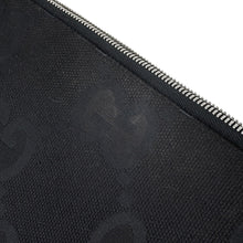Load image into Gallery viewer, GUCCI jumbo GG messenger bag Black739668 FABRP 1000 Canvas Size Medium