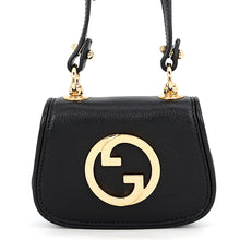 Load image into Gallery viewer, GUCCI Blondie Card Case Shoulder Bag Black698635 UXX0G 1000 Leather