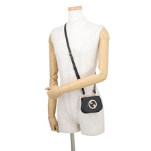 Load image into Gallery viewer, GUCCI Blondie Card Case Shoulder Bag Black698635 UXX0G 1000 Leather