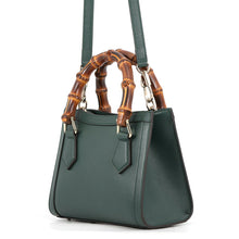 Load image into Gallery viewer, GUCCI Diana 2WAY Handbag Green832936 Leather Bamboo Size Small