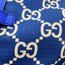 Load image into Gallery viewer, GUCCI Maxi GG Duffle Bag Blue/Beige767935 FACUB 8447 Nylon Leather