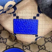 Load image into Gallery viewer, GUCCI Maxi GG Duffle Bag Blue/Beige767935 FACUB 8447 Nylon Leather