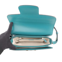 Load image into Gallery viewer, GUCCI Horsebit1955 Shoulder Bag Blue/Turquoise602204 1DBAG 8381 Leather Size Small