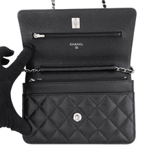 将图像加载到图库查看器中,CHANEL Chain wallet BlackAP4241-Y01588-C3906 Caviar Leather