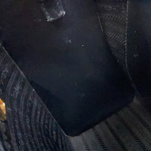 将图像加载到图库查看器中,PRADA Embossed Logo Handbag Black1BA335 Saffiano LeatherLeather
