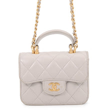 将图像加载到图库查看器中,CHANEL ChainShoulder Bag GrayAP2200 Lambskin Size Mini