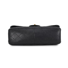 Load image into Gallery viewer, CHANEL Jumbo Matelasse Double Flap Chain Shoulder Bag BlackA58600 Caviar Leather Size 30