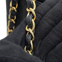 Load image into Gallery viewer, CHANEL Jumbo Matelasse Double Flap Chain Shoulder Bag BlackA58600 Caviar Leather Size 30