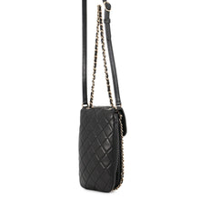 将图像加载到图库查看器中,CHANEL Matelasse phone case Black Lambskin