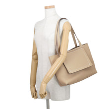 将图像加载到图库查看器中,HERMES Cabas Sellier Beige Marfa Taurillon Clemence Size 31