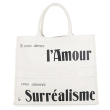 Load image into Gallery viewer, Dior Book tote White Leather Size Large