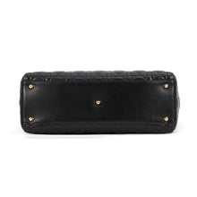 Load image into Gallery viewer, Dior Lady Dior Canage Black Lambskin Size Large