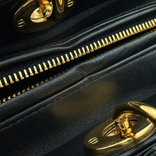 Load image into Gallery viewer, Dior Lady Dior Canage Black Lambskin Size Large