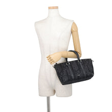 Load image into Gallery viewer, Dior Maxi Dior Oblique Weekender 25 2WAY Bag Black1ESPO322YXL_H03E Canvas Leather