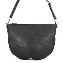 将图像加载到图库查看器中,GUCCI Jumbo GG Cherie Line Shoulder Black801887 Leather
