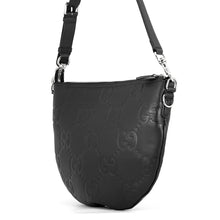 将图像加载到图库查看器中,GUCCI Jumbo GG Cherie Line Shoulder Black801887 Leather